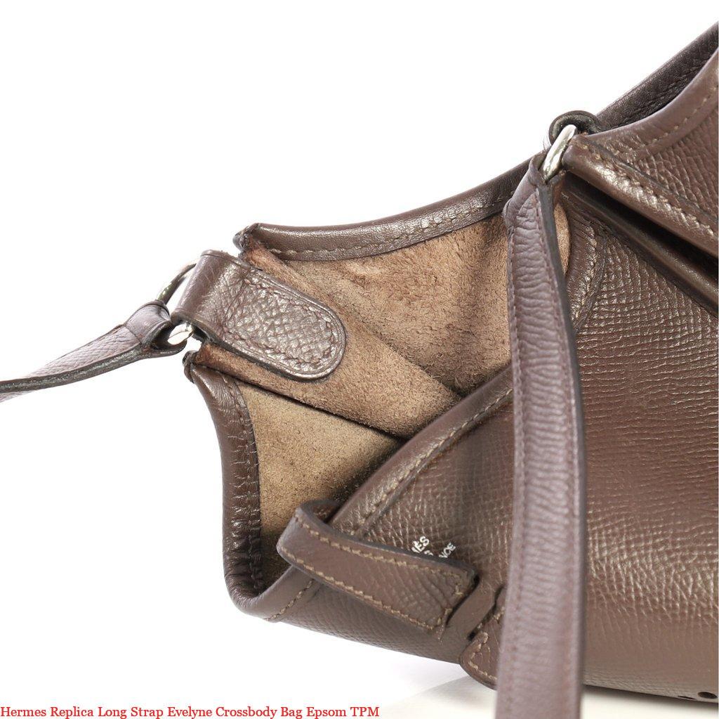 Hermes Replica Long Strap Evelyne Crossbody Bag Epsom TPM – Hermes Replica Handbags Imitation ...